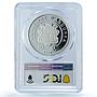 Andorra 10 diners Chopin Vienna KM-317 Music Composer PR70 PCGS silver coin 2009