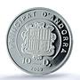 Andorra 10 diners Chopin Vienna KM-317 Music Composer PR70 PCGS silver coin 2009