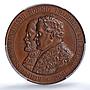 Prussia Ioachim II Wilhelm III Reformation Whiting-699 MS 65 PCGS AE medal 1839