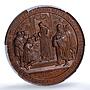 Prussia Ioachim II Wilhelm III Reformation Whiting-699 MS 65 PCGS AE medal 1839