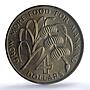 Grenada 4 dollars Caribbean Bank KM-15 FAO Food Day MS 67 PCGS CuNi coin 1970