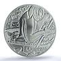 Guatemala 1 quetzal Canoe Fisher Ibero-American PR 68 PCGS silver coin 2002