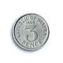 Biafra Nigeria 3 pence Republic KM-1 AU 58 PCGS aluminum coin 1969