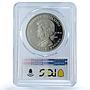 Panama 1 balboa Canal Transfer KM-134 Moscoso Ship PR 69 PCGS CuNi coin 2004