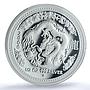 Australia 50 cents Year Dragon KM-522 Lunar Series 1 PR 70 PCGS silver coin 2000