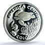 Costa Rica 50 colones Green Turtle KM-200a Fauna PR 70 PCGS silver coin 1974