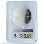 Spain Navigation Ibero-American Series X PR 69 PCGS silver medal 2002
