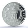 Madagascar 20 ariary FAO Food Day KM-14a Tractor PR 68 PCGS silver coin 1978
