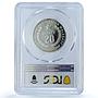 Madagascar 20 ariary FAO Food Day KM-14a Tractor PR 66 PCGS silver coin 1978