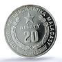Madagascar 20 ariary FAO Food Day KM-14a Tractor PR 66 PCGS silver coin 1978