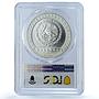 Mexico 100 pesos Guerrero Aguila KM-556 Precolombina MS 68 PCGS silver coin 1992