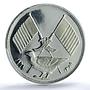 Ajman 5 riyals Rashid KM-3.1 Chicken Bird PR 65 PCGS silver coin 1969