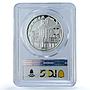 Romania 10 lei Monetary Unification Anniversary PR 68 PCGS silver coin 2021