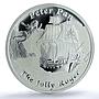 Tuvalu 1 dollar Jolly Roger Peter Pan Ship Clipper PR 70 PCGS silver coin 2014