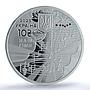 Ukraine 10 hryvnias Our Anthem Gilt State Symbols MS 70 PCGS silver coin 2025