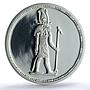 Egypt 5 pounds God Khnum KM-809 Treasures Statue PR 67 PCGS silver coin 1994