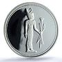 Egypt 5 pounds Goddess Neith KM-788 Treasures Statue PR 67 PCGS silver coin 1994