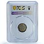 Spain 2 reales Isabella II Madrid KM-599.2 Cal-363 MS 65 PCGS silver coin 1852