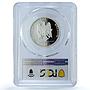 Moldova 50 lei Tipova Monastery KM-111 Architecture PR 69 PCGS silver coin 2013
