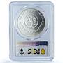 Mexico 5 pesos Dintel 26 KM-578 Precolombina Maya MS 68 PCGS silver coin 1994