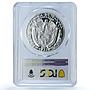Panama 1 balboa Republic KM-27 Vasco Nunez PR 67 PCGS silver coin 1972