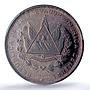 El Salvador 5 colones Independence KM-142 Jose Simeon PR66 PCGS silver coin 1971