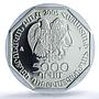 Armenia 5000 dram Armed Forces KM-117 Military PR 70 PCGS silver coin 2005
