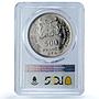 Dahomey 500 francs Independence KM-3.1 Femme Oueme PR 67 PCGS silver coin 1971