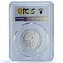 Chad 2500 francs Joseph Stalin History USSR Communism MS70 PCGS silver coin 2023