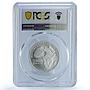 Chad 2500 francs Vladimir Lenin USSR Communism MS 70 PCGS silver coin 2020