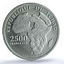 Chad 2500 francs Vladimir Lenin USSR Communism MS 70 PCGS silver coin 2020