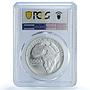 Chad 5000 francs Vladimir Lenin USSR Communism MS 70 PCGS silver coin 2020