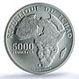 Chad 5000 francs Vladimir Lenin USSR Communism MS 70 PCGS silver coin 2020