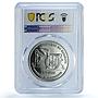 Djibouti 100 francs Independence KM-38 Unite MS 65 PCGS CuNi coin 2002