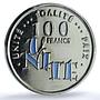 Djibouti 100 francs Independence KM-38 Unite MS 65 PCGS CuNi coin 2002