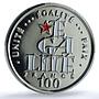 Djibouti 100 francs Independence KM-39 Egalite MS 65 PCGS CuNi coin 2002
