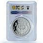 Egypt 5 pounds Ramses III KM-798 Treasures Statue PR 69 PCGS silver coin 1994