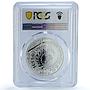 France 1 1/2 euro Snow White Blanche Neige Literature PR70 PCGS silver coin 2002