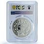 Ukraine 10 hryvnias Yaroslav Wise KM-114 History Duke PR68 PCGS silver coin 2001