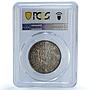 Great Britain 1/2 crown Queen Victoria KM-782 S-3938 MS 62 PCGS silver coin 1897