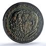 Germany Weimar Zeppelin Eckener Flight Kaiser-510 SP 64 PCGS silver medal 1929