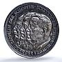 Germany Weimar Zeppelin Eckener Flight Kaiser-510 SP 64 PCGS silver medal 1929