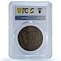 Germany Third Reich Saar Referendum Museler-15.3/49 MS 63 PCGS bronze medal 1935