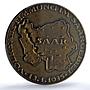Germany Third Reich Saar Referendum Museler-15.3/49 MS 63 PCGS bronze medal 1935