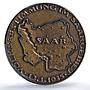 Germany Third Reich Saar Referendum Museler-15.3/49 MS 63 PCGS bronze medal 1935