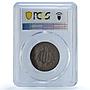 Catalonia Spain 10 centimos Catalanist Union Cal-133 AU 58 PCGS copper coin 1900
