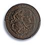 Catalonia Spain 5 centimos Catalanist Union Cal-132 MS 62 PCGS copper coin 1900