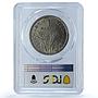 Indochina French 1 piastre Union KM-32 Lec-320 Marianne MS61 PCGS CuNi coin 1947