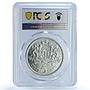 Latvia 5 lati Republic KM-9 Maiden MS 62 PCGS silver coin 1931