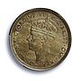 West Africa British 1 shilling George VI KM-23 MS 62 PCGS NiBrass coin 1942